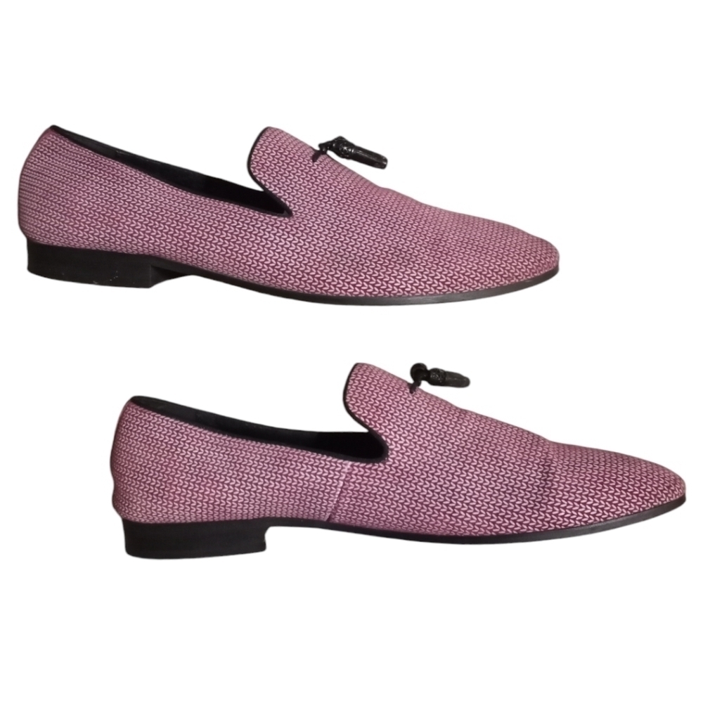 Asher Green Genuine Leather Tassel Wine Loafer Size 12 - Picture 11 of 15